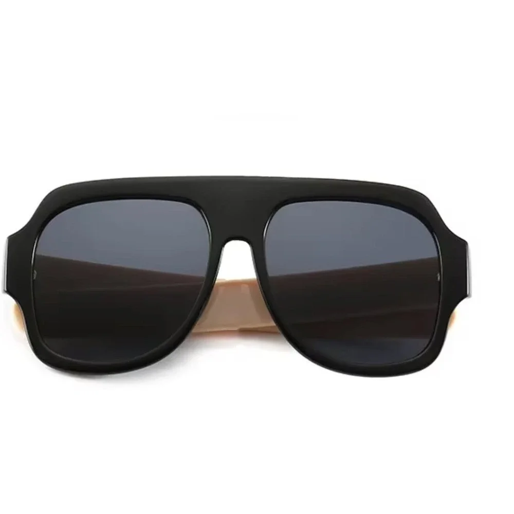 Sunglasses Oversized Square Frame Fashion Shades Men‎ Trendy Street Wear Lentes